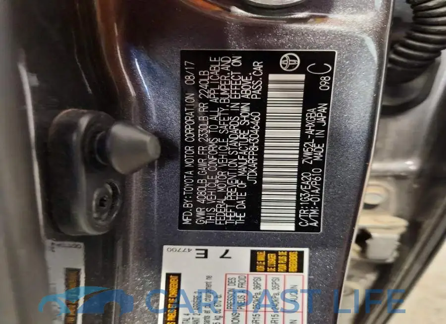 JTDKARFP8H3046460# 12