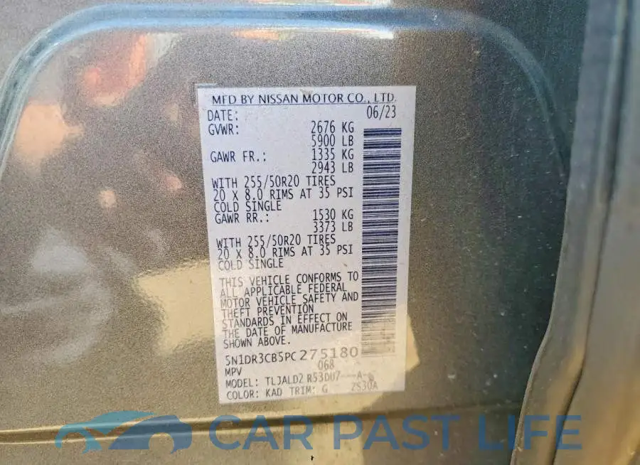 5N1DR3CB5PC275180# 13