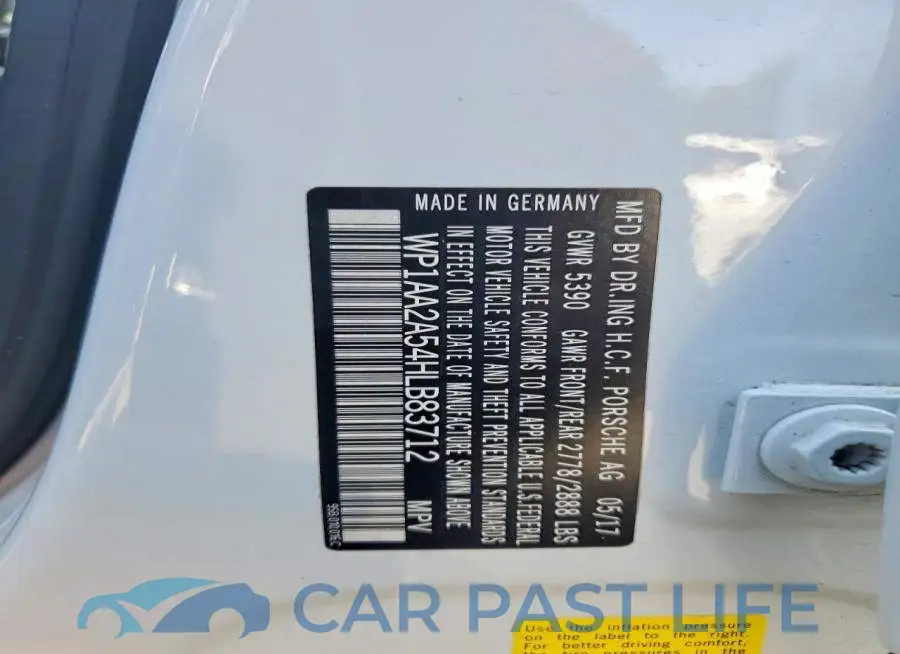 WP1AA2A54HLB83712# 14