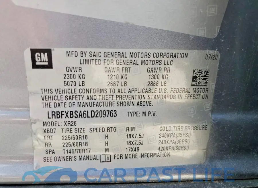 LRBFXBSA6LD209763# 13