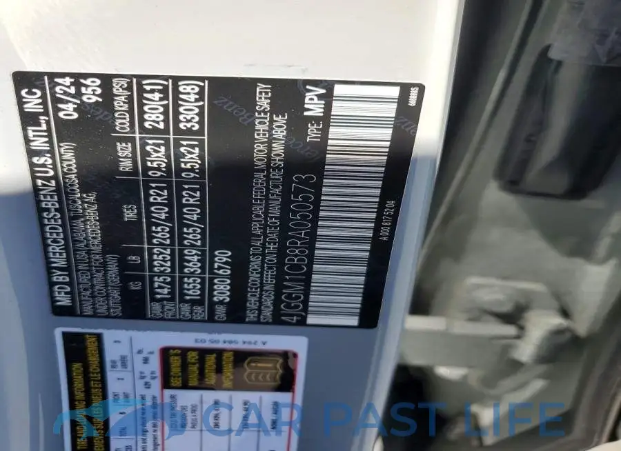 4JGGM1CB8RA050573# 13