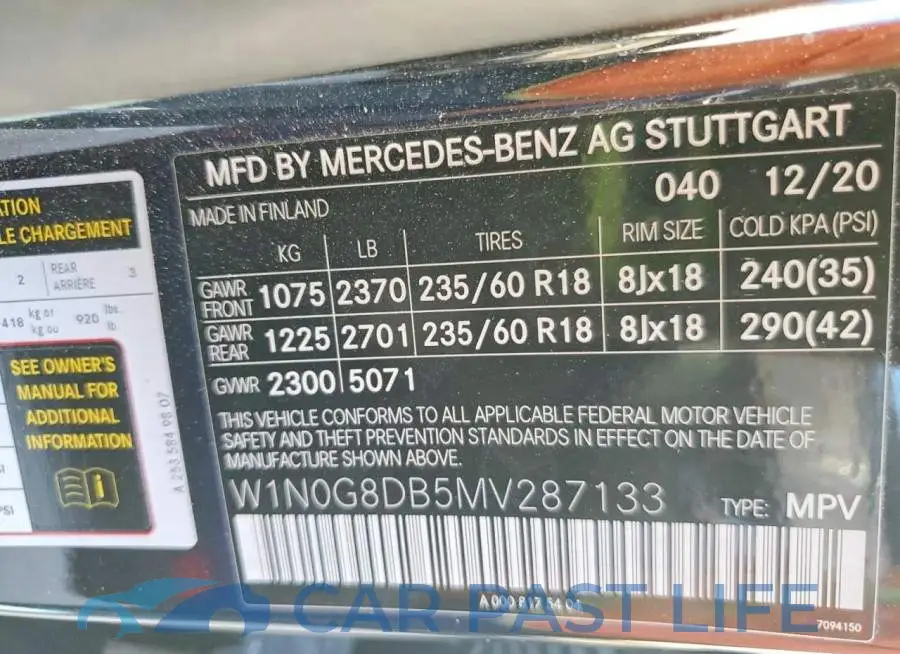 W1N0G8DB5MV287133# 13