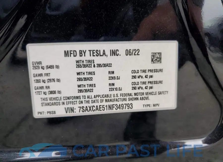 7SAXCAE51NF349793# 13
