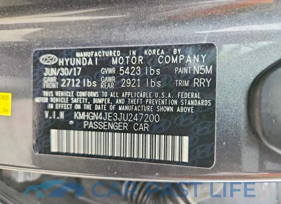 KMHGN4JE3JU247200# 12