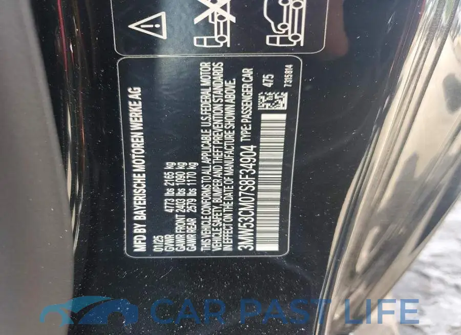 3MW53CM07S8F34904# 13
