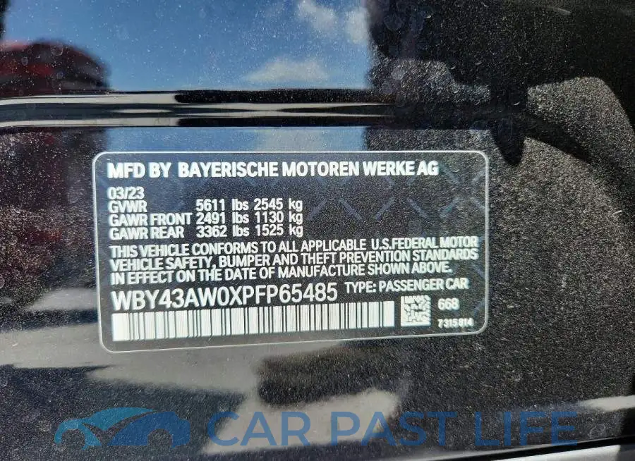 WBY43AW0XPFP65485# 12