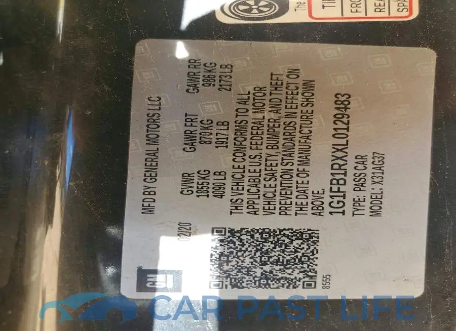 1G1FB1RXXL0129483# 12