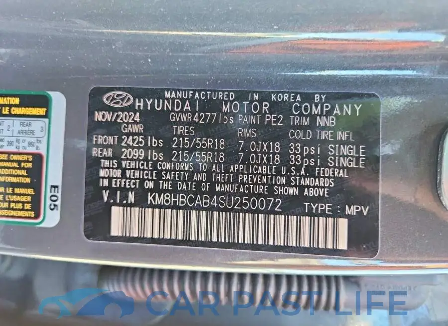KM8HBCAB4SU250072# 13