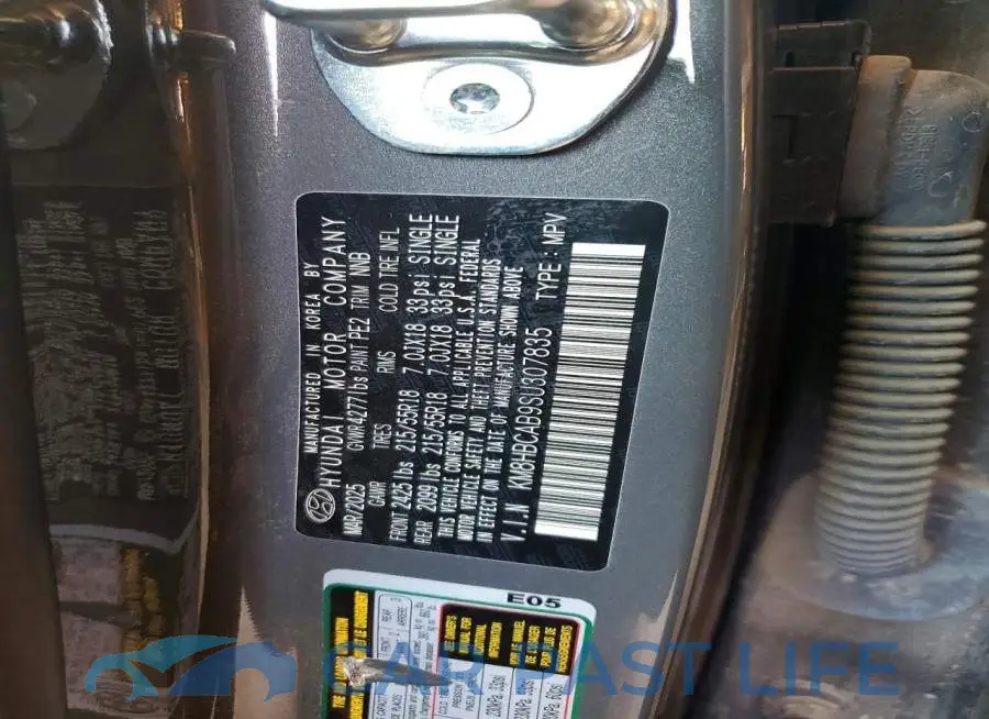KM8HBCAB9SU307835# 13