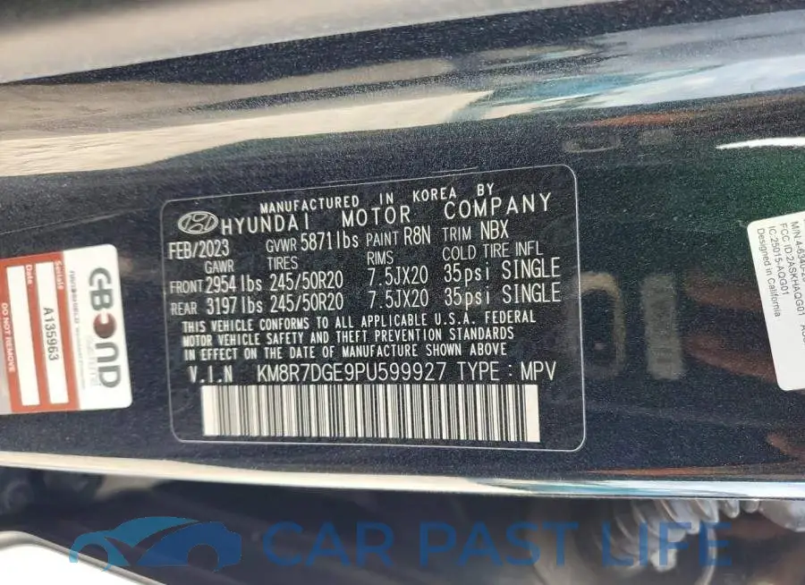 KM8R7DGE9PU599927# 13