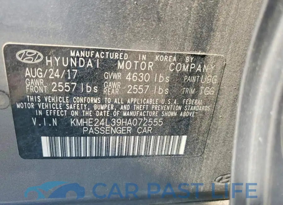 KMHE24L39HA072555# 12