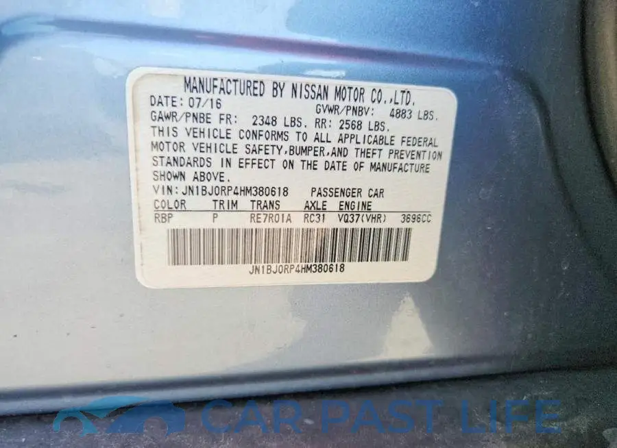 JN1BJ0RP4HM380618# 12