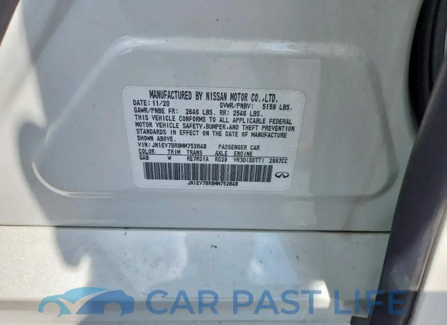 JN1EV7BR8MM752848# 12