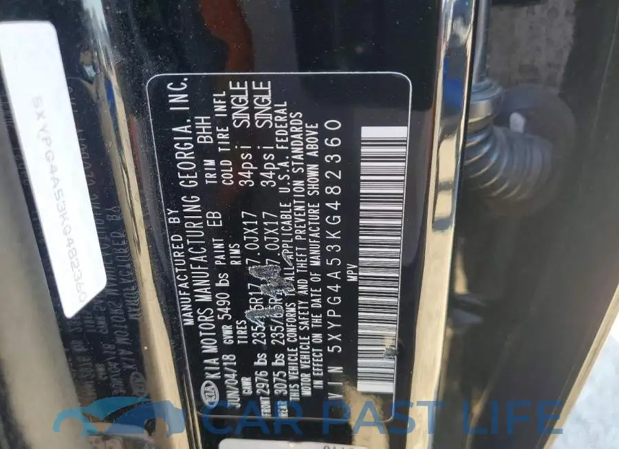 5XYPG4A53KG482360# 12
