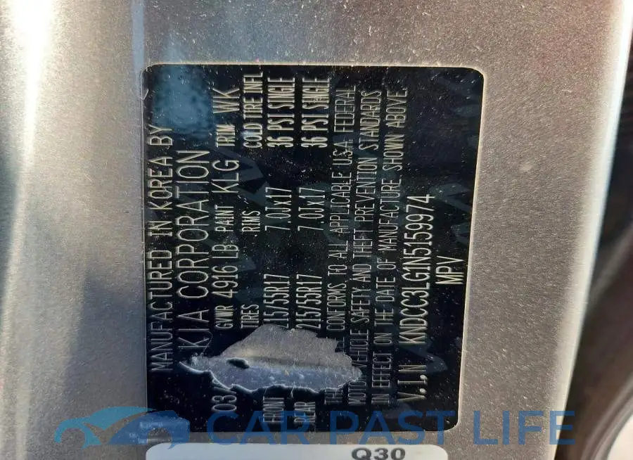 KNDCC3LG1N5159974# 13