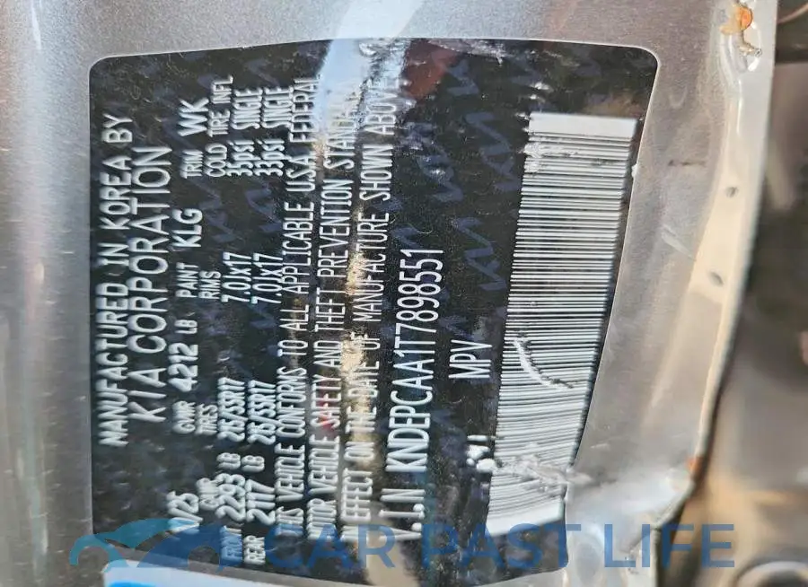 KNDEPCAA1T7898551# 13
