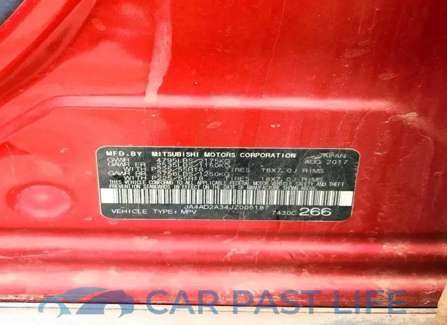 JA4AD2A34JZ005187# 13