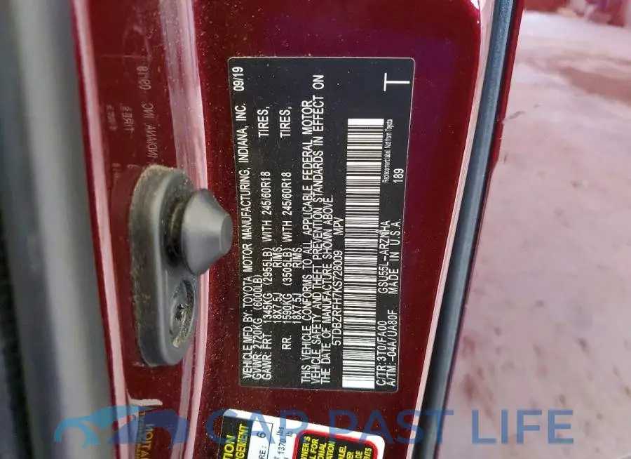 5TDBZRFH7KS728009# 14