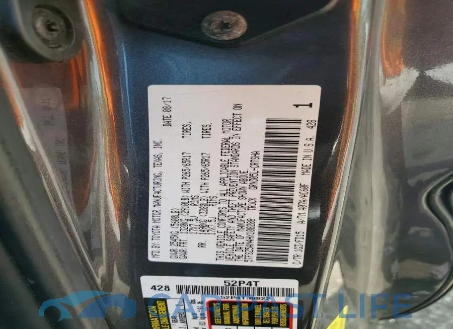 5TFSZ5AN4HX108288# 12