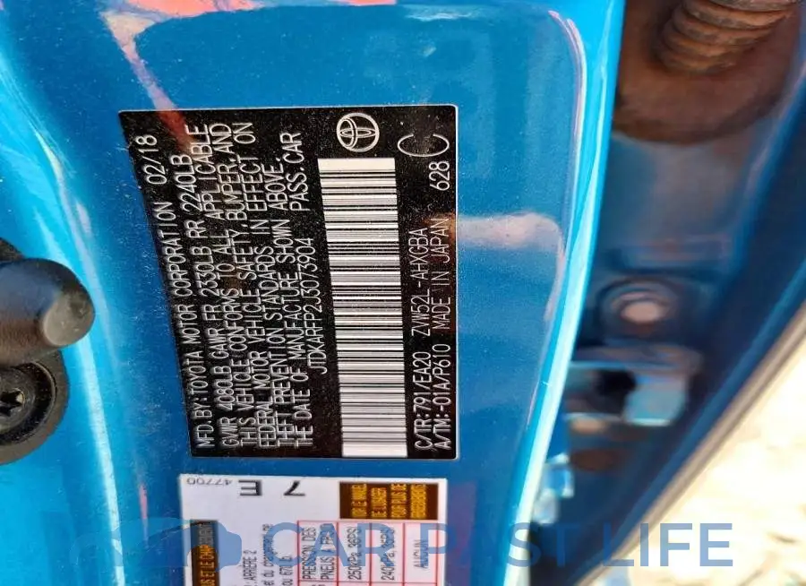 JTDKARFP2J3073904# 12
