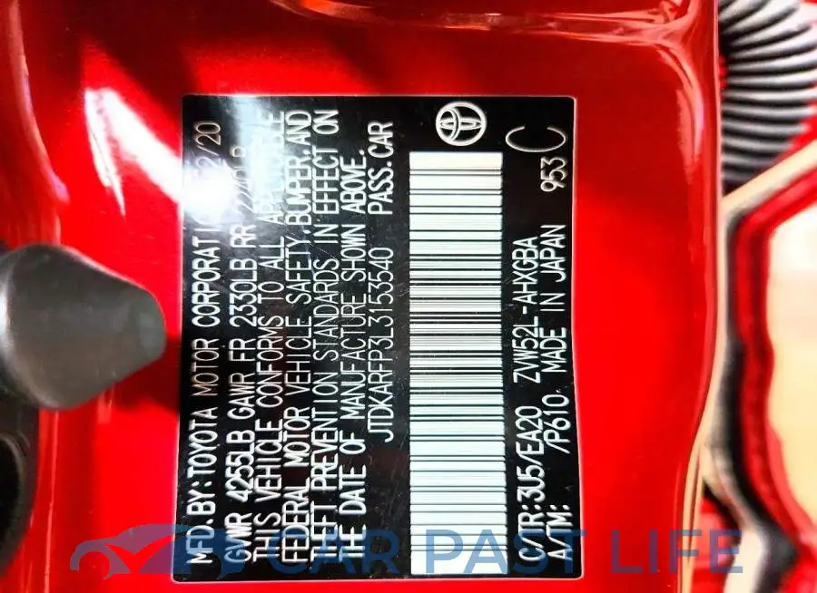 JTDKARFP3L3153540# 12