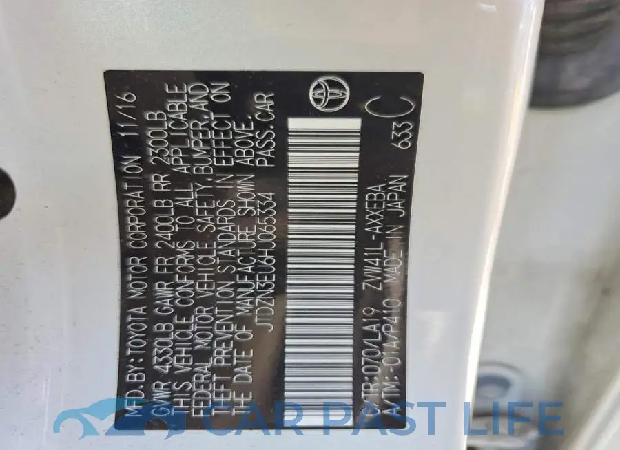 JTDZN3EU6HJ065334# 13
