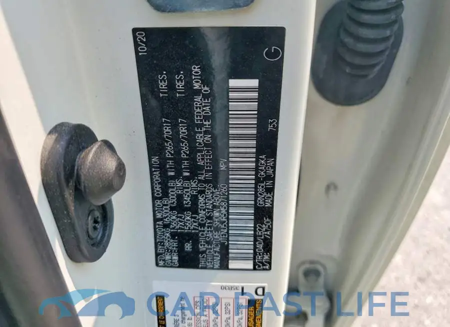 JTENU5JR5M5871260# 13