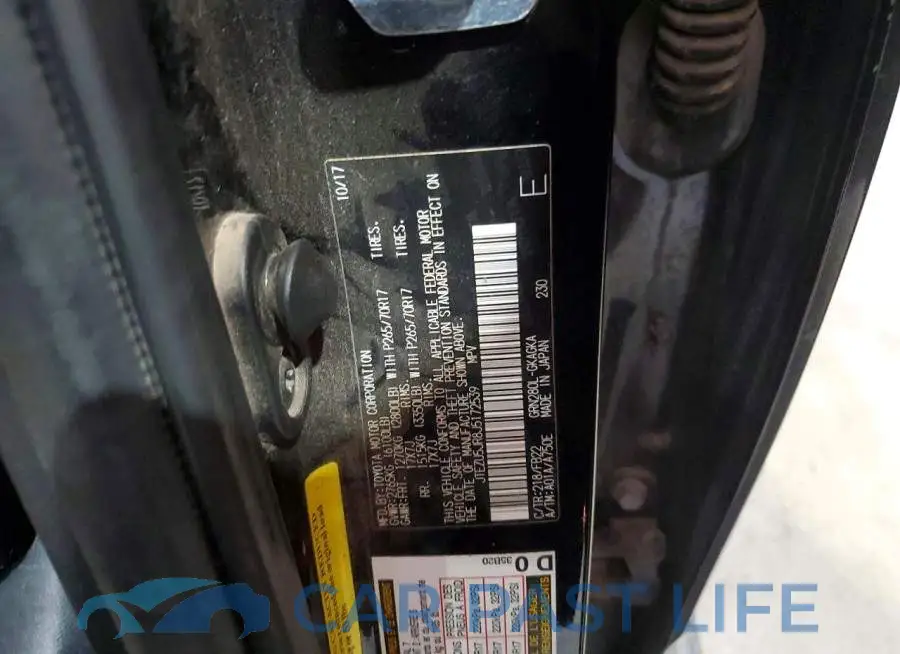JTEZU5JR8J5172539# 12