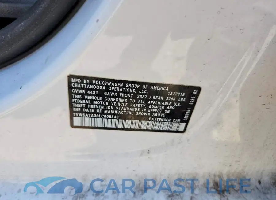 1VWSA7A30LC008543# 12