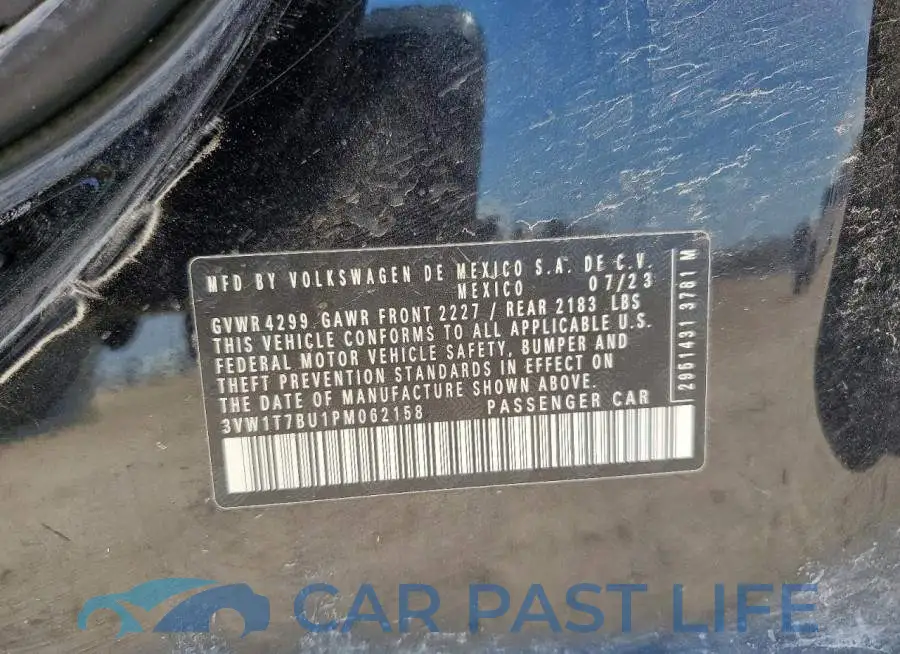 3VW1T7BU1PM062158# 12
