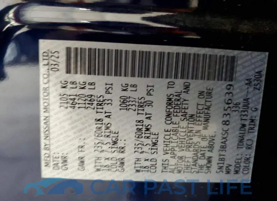 5N1BT3BAXSC835639# 13