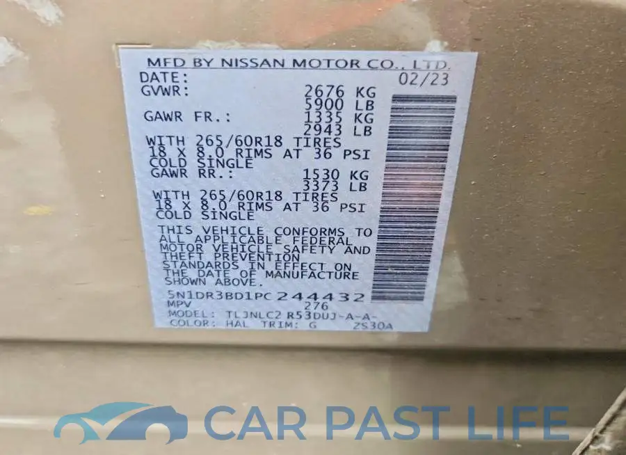 5N1DR3BD1PC244432# 13