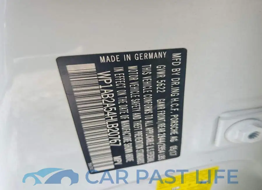 WP1AB2A54HLB20767# 12
