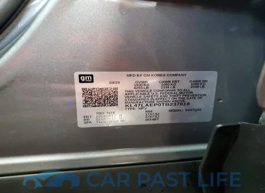 KL47LAEP0TB237818# 13