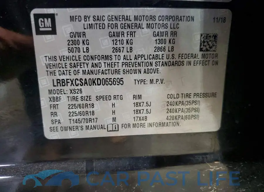 LRBFXCSA0KD065695# 13