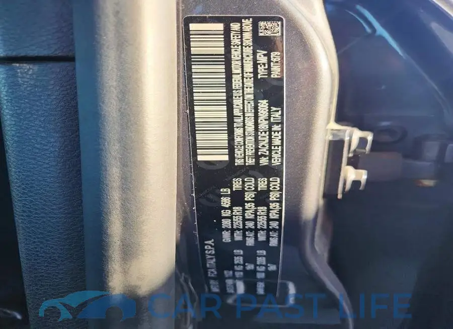 ZACNJDE18NPN96064# 12