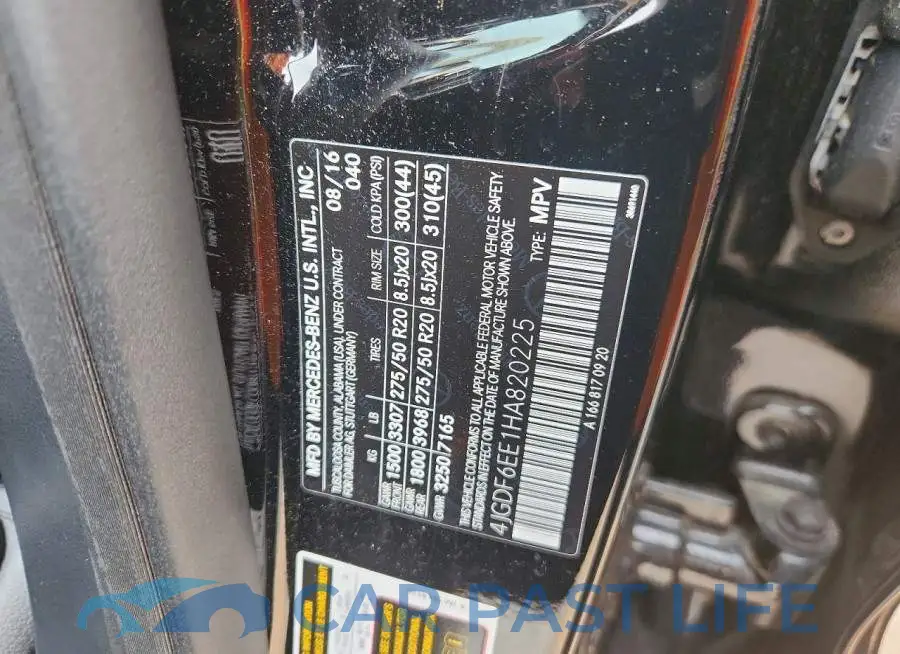 4JGDF6EE1HA820225# 14