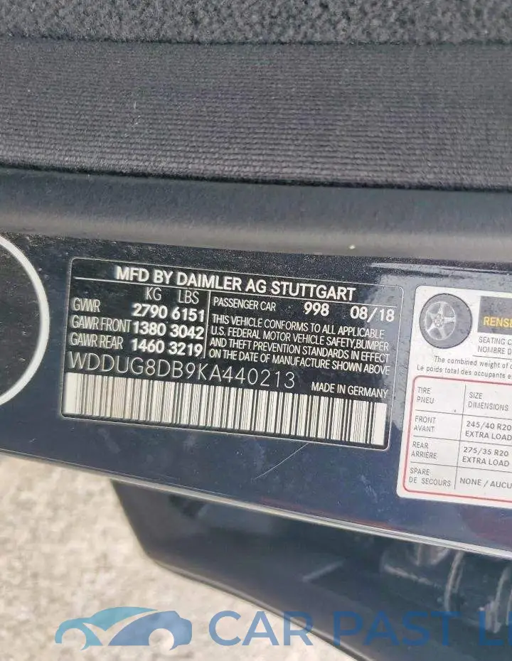 WDDUG8DB9KA440213# 12
