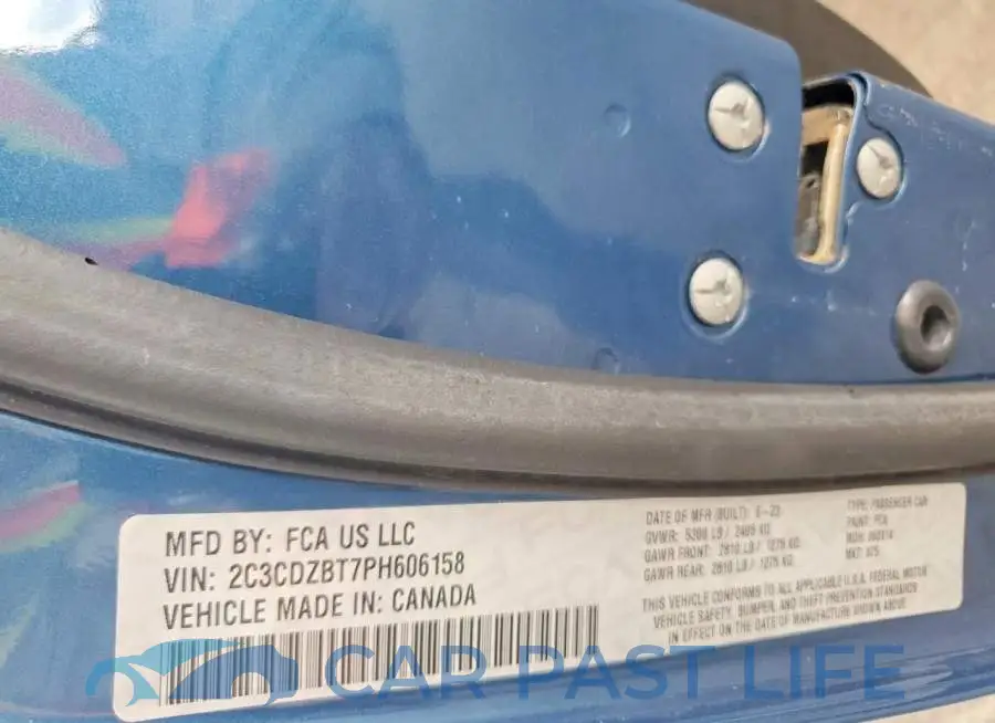 2C3CDZBT7PH606158# 12