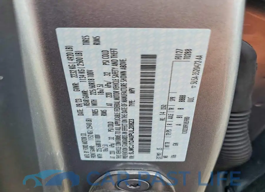 5LMCJ1DA0PUL20823# 13