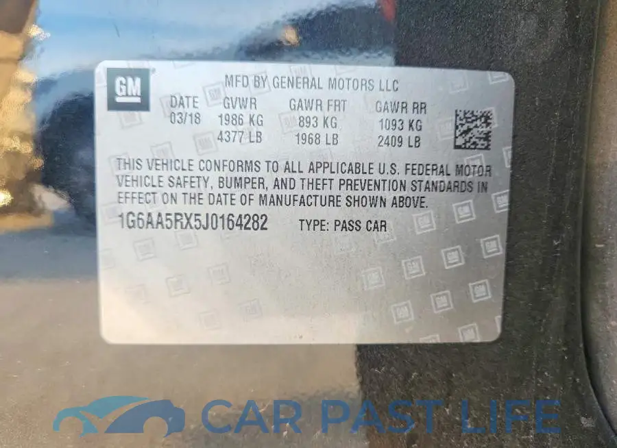 1G6AA5RX5J0164282# 12