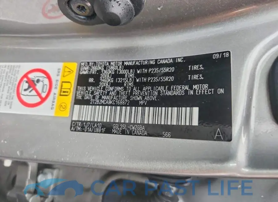 2T2BZMCA8KC168872# 13