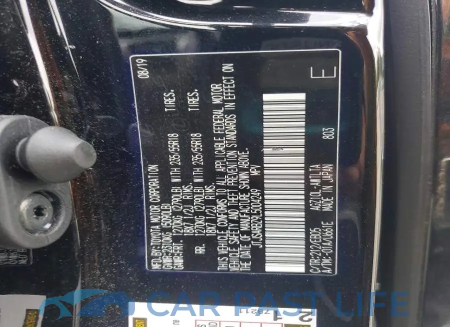JTJSARBZ9L5004249# 13