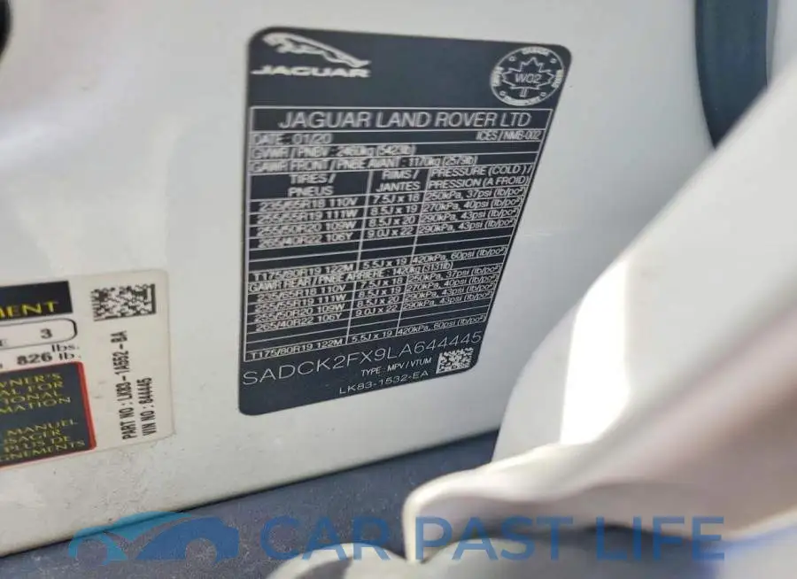SADCK2FX9LA644445# 14