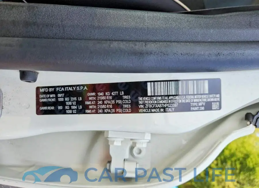 ZFBCFXAB7HP623397# 13