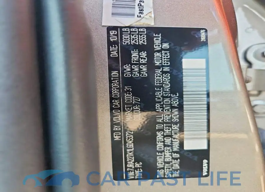 7JRA22TK1LG045372# 13
