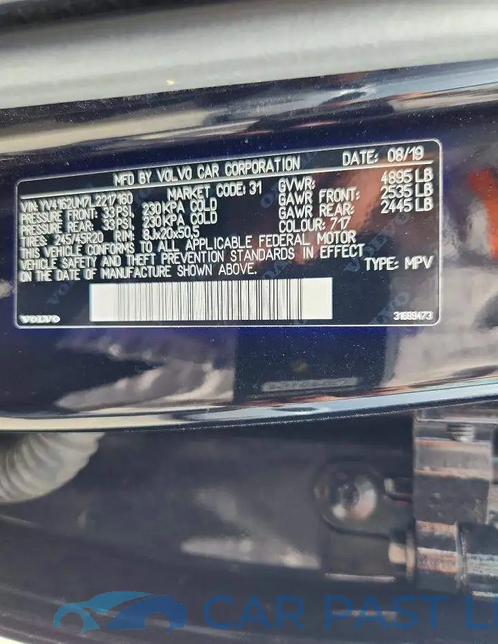 YV4162UM7L2217160# 14