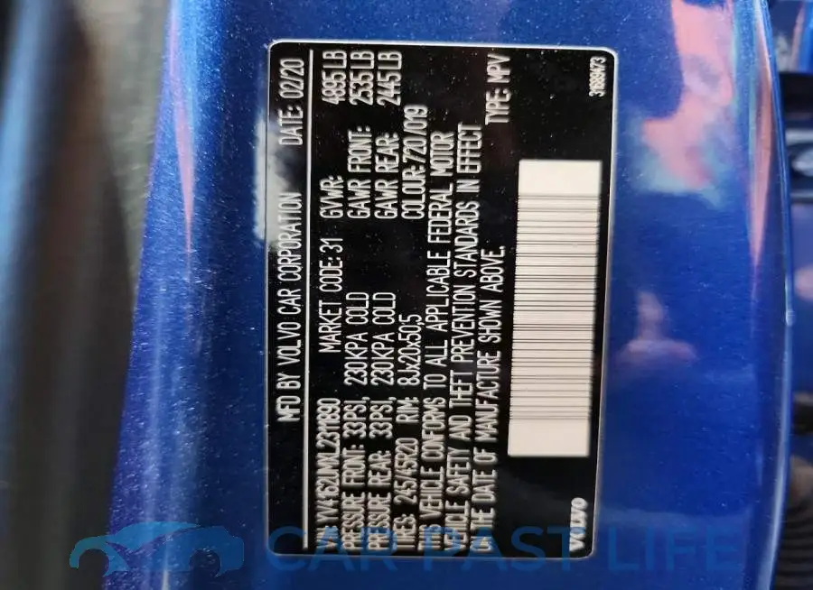 YV4162UMXL2311890# 13