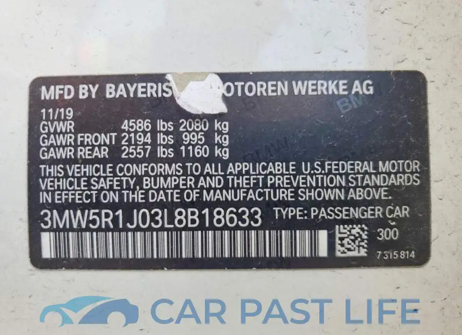 3MW5R1J03L8B18633# 13