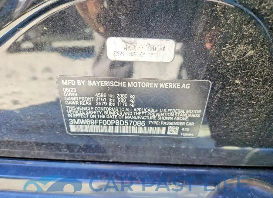 3MW69FF00P8D57086# 12